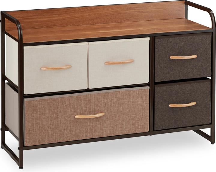 Produktbild Relaxdays Schubladenschrank (87.5 x 31.5 x 58 cm)