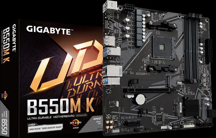 Produktbild Gigabyte B550M K (AM4, AMD B550, mATX)