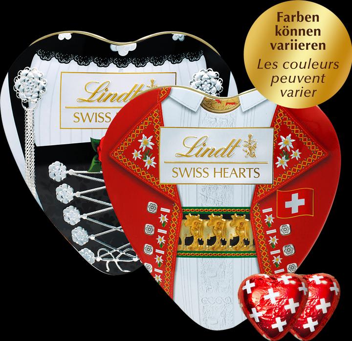 Actual product image Lindt Souvenir hearts milk heart tin traditional costume edition (90 g)
