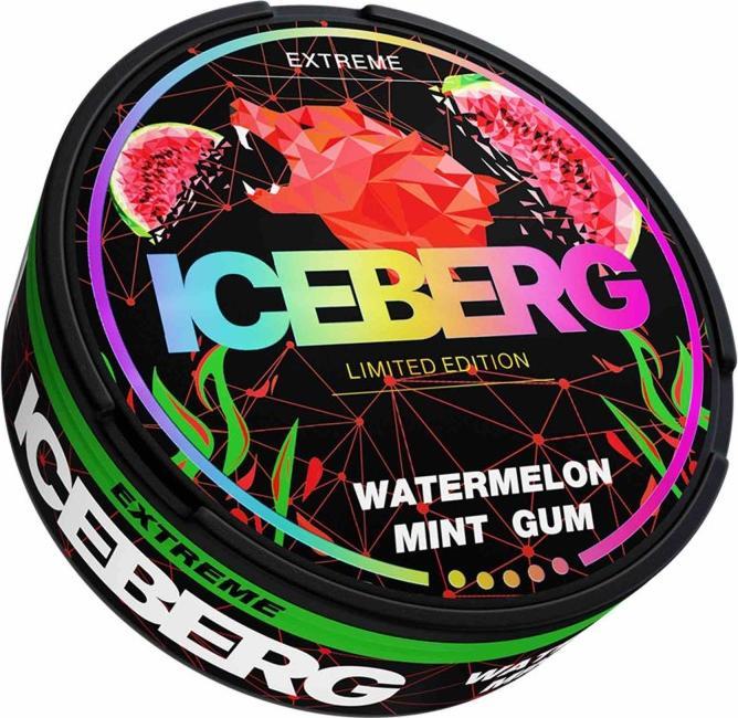 Actual product image Iceberg Watermelon Mint (Nicotine Pouches, 50 mg)