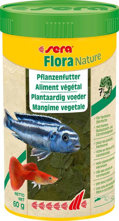 Actual product image Sera Plant food Flora Nature 250 ml (Ornamental Fish, 250 ml)
