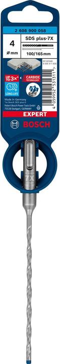 Image du produit Bosch Professional Zubehör Forets marteau Expert SDS plus-7X, 4 x 100 x 165 mm (4.00 mm)