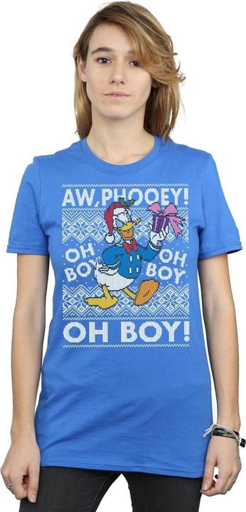 Image du produit Disney - T-shirt DONALD DUCK CHRISTMAS FAIR ISLE - Femme (L)