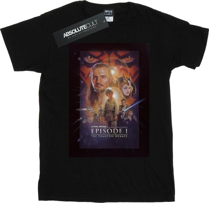 Immagine prodotto Star Wars Episode I Movie Poster Maglietta Uomo (XL)
