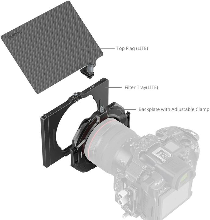 Produktbild SmallRig 4409 LITE Matte Box with Adjustable Clamp (Matte Box)