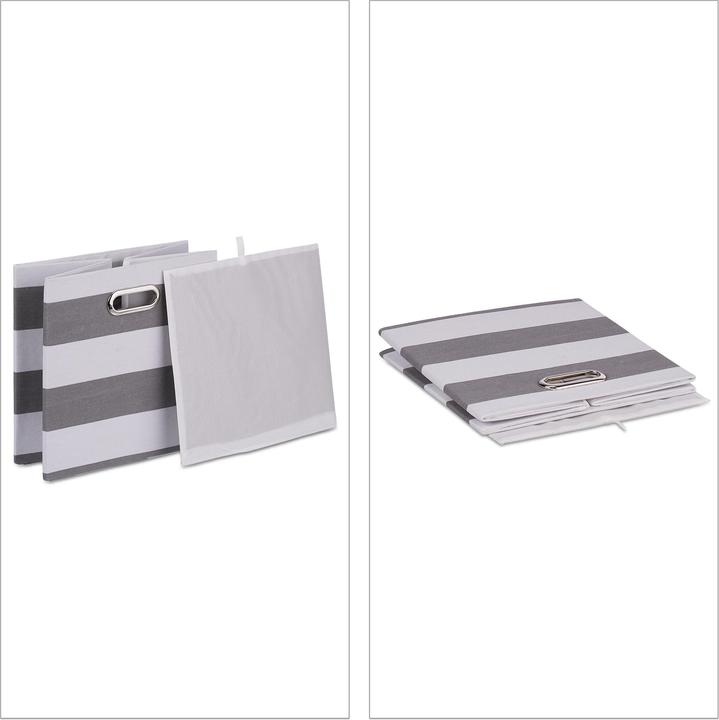 Actual product image Relaxdays 2x storage box (30.5 x 30 x 30.5 cm, 26.50 l)