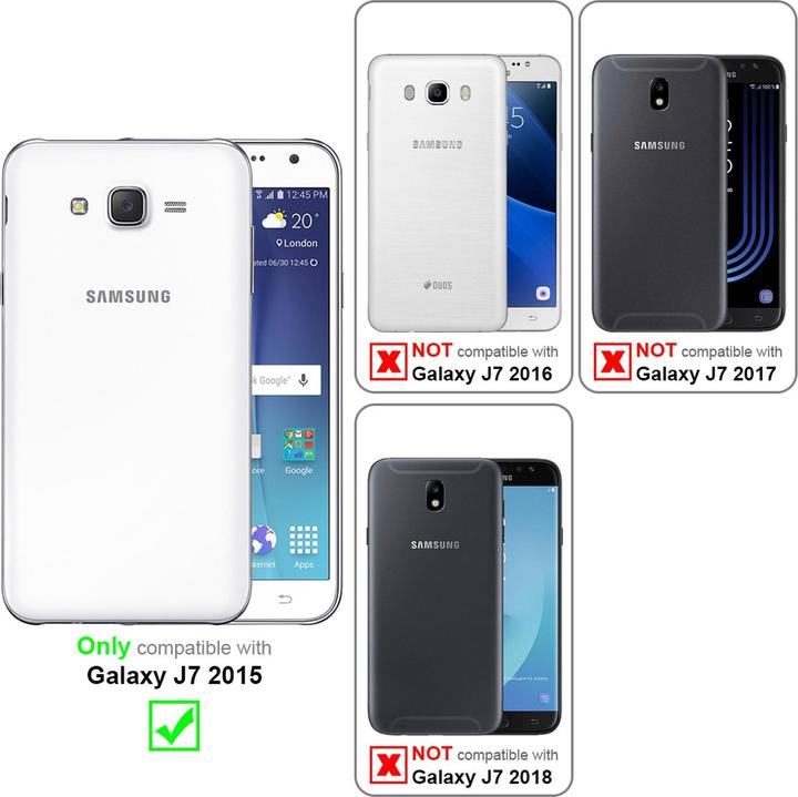 Image du produit Cadorabo Couverture look jeans Book (Samsung Galaxy J7)