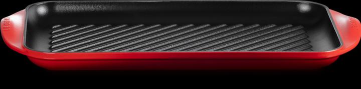 Actual product image Le Creuset 20132400600460 Extra-large grill pan, cherry red (40 cm, Grill pan, Cast iron)