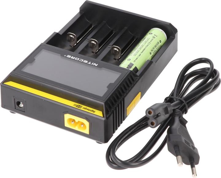 Actual product image Nitecore Charger Digicharger D4 EU with display for AAA, AA, C