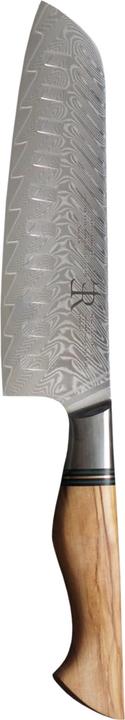 Actual product image Ryda Knives Santoku knife - ST650 Damascus 20 cm (20.50 cm)