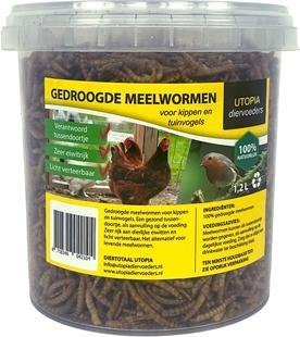 Actual product image Utopia Gedroogde Meelwormen (1 x, 0.23 kg)
