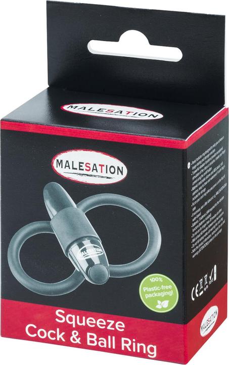 Image du produit Malesation Cock & Ball Ring avec vibration (4.20 cm)