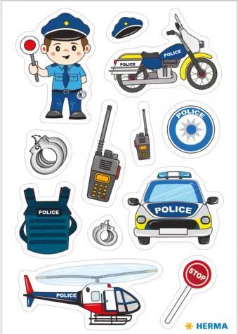 Produktbild HERMA Sticker Polizei