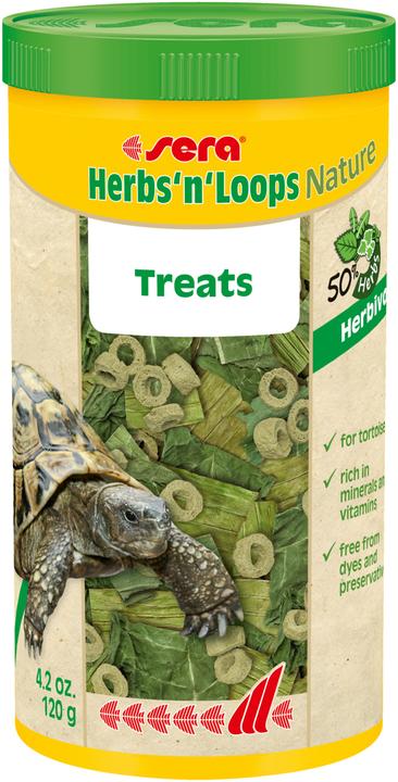 Actual product image Sera Herbs'n'Loops Nature (1 x, 0.12 kg)