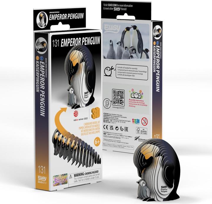 Produktbild Carletto 3D Bastelset Kaiserpinguin