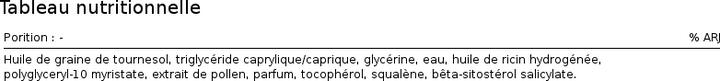 Nutritional values and ingredients Apicia Exfoliant Doux Visage (Exfoliation, 50 ml)