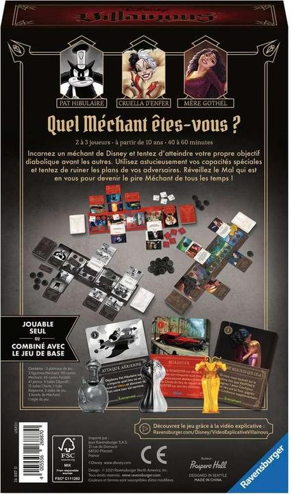 Immagine prodotto Ravensburger Villainous - Il male ha stile, 3 (Francese)