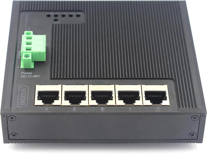 Actual product image Digitus Industrial Gigabit Flat Switch, 5-port (5 Ports)