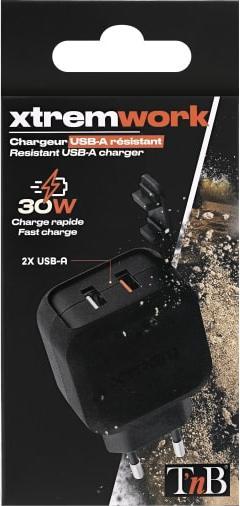 Image du produit T'nB Xtremework bloc d'alimentation 27W 30W, 3A, 2x USB A (30 W)