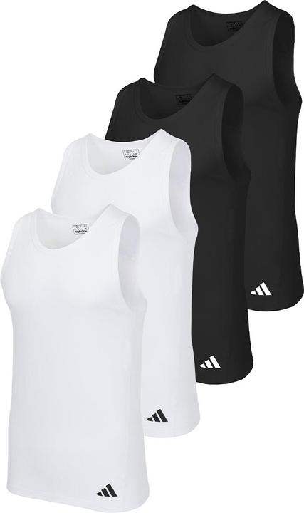 adidas 4er Pack Active Flex Cotton Ergonomic Unterhemd / Tanktop (XXL)