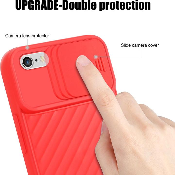 Immagine prodotto Cadorabo Cover in TPU con protezione della fotocamera (Apple iPhone 6 Plus)