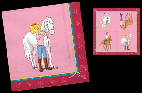 Immagine prodotto DH-Konzept Set di decorazioni per feste Bibi e Tina per 8 bambini