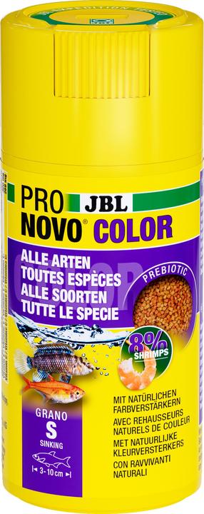 JBL Aquaristik und Terraristik ProNovo COLOR GRANO S 100ml CLICK (Poissons d'ornement, 100 ml)