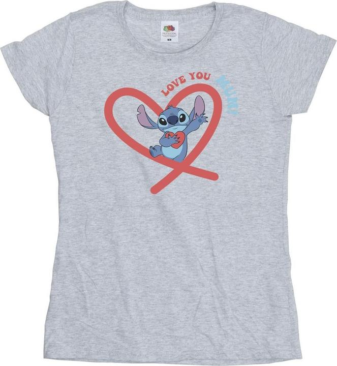 Disney Lilo & Stitch Love You Mum TShirt (S)