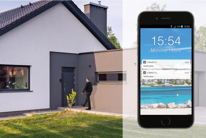 Image du produit Alecto Sonnette de porte WLAN avec caméra, noir (WiFi)