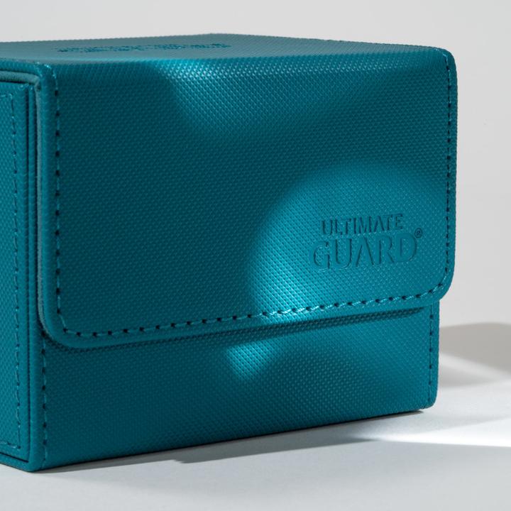 Produktbild Ultimate Guard Kartenbox XenoSkin Sidewinder Monocolor 80+ Petrolblau