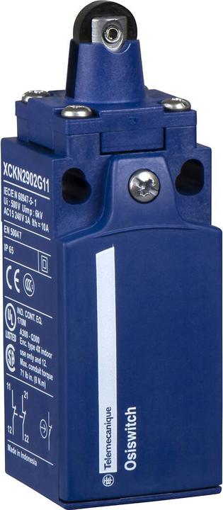 Actual product image TE Sensors Limit Switch 1NO1NC PG11 Roller Plunger