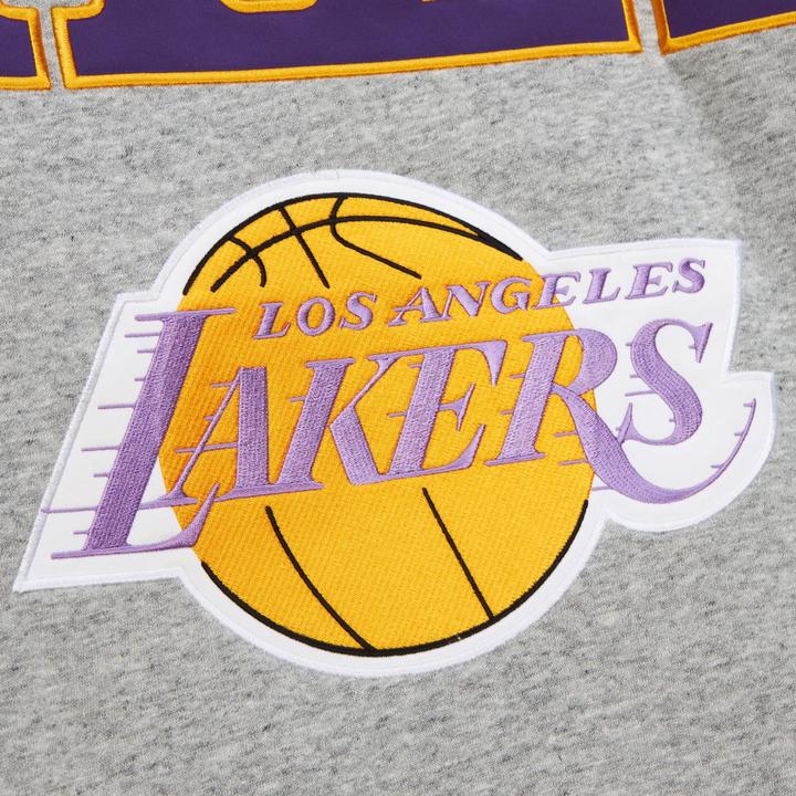 Produktbild Mitchell & Ness SATIN Fleece Pullover Los Angeles Lakers XL (XL)
