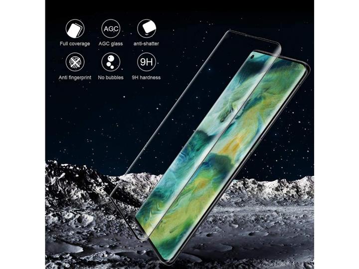Actual product image Screenguard Oppo Find X2 Pro Full Screen Protective Glass Film 2.5D 9H (1 Piece, Oppo Find X2 Pro)
