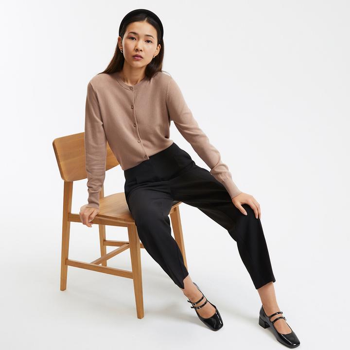 Produktbild La Redoute Collections Cardigan mit rundem Ausschnitt (38)