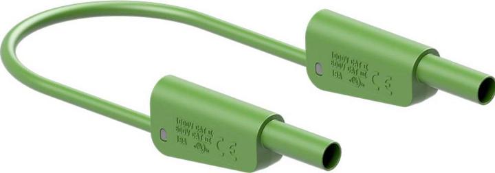 Produktbild Stäubli SLK-4A-S10 Messleitung ( - ) 25 cm Grün 1 St.