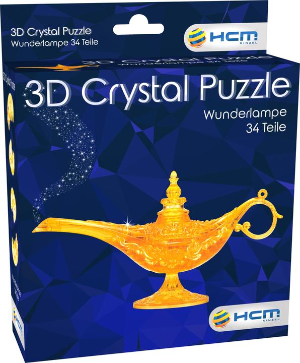 Produktbild HCM Kinzel HCM59186 - Crystal Puzzle: 3D Aladins Wunderlampe - 34 Teile, ab 14 Jahren (DE-Ausgabe) (34 Teile)