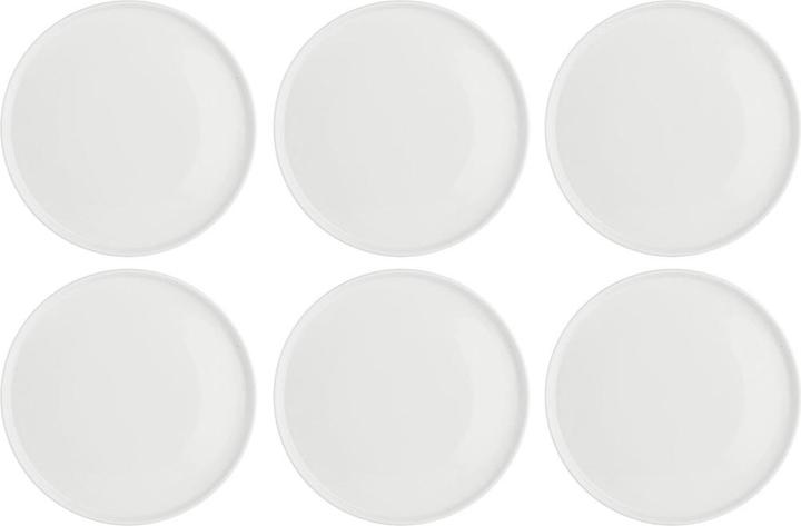 La Porcellana Bianca Set mit 6 Essenziale Gourmet Speisetellern - Weiss 26 cm (6 Stück)