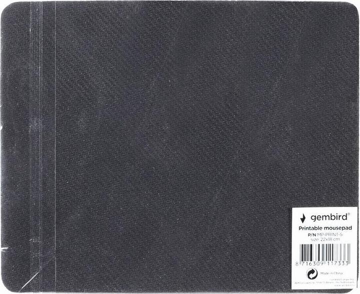 Actual product image Gembird MP-PRINT-S Mouse Pad Gaming Mouse Pad (S)