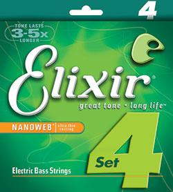 Image du produit Gore Wear Elixir 14052 Bass L Nano 045/100 (4 x, Guitare, 0.05")