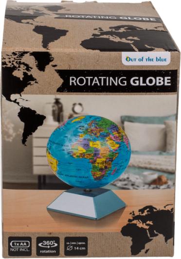 Actual product image Ootb Rotating globe, approx. 14 x 19 cm (14 cm)
