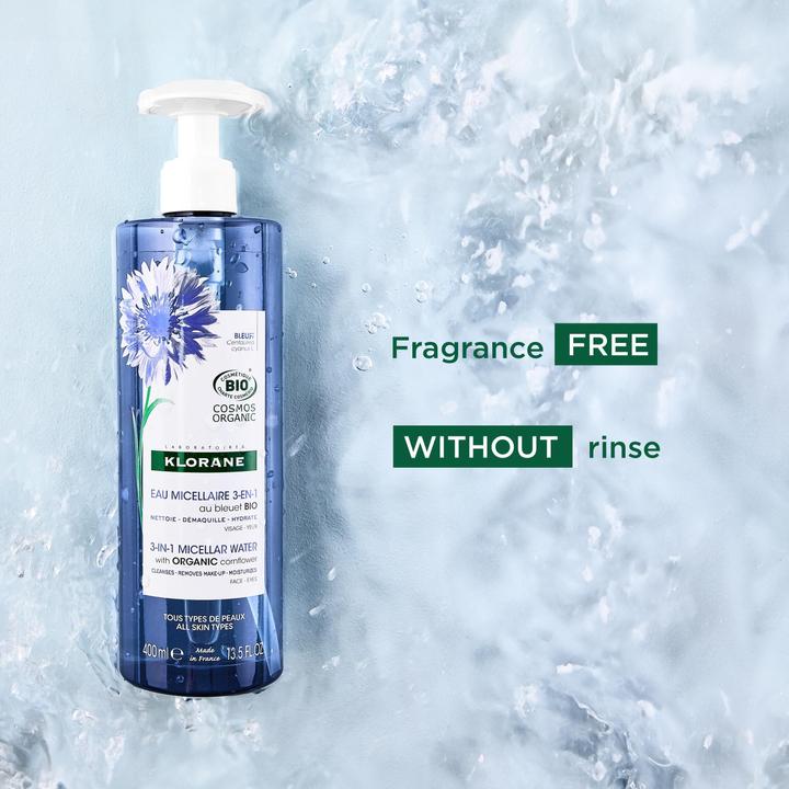 Produktbild Klorane Mizellenlotion 3-in-1 mit Bio-Kornblume (Mizellenwasser, 100 ml)