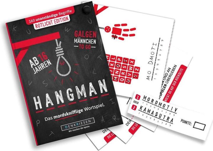 Produktbild Denkriesen Hangmann - Rotlicht Edition (Deutsch)