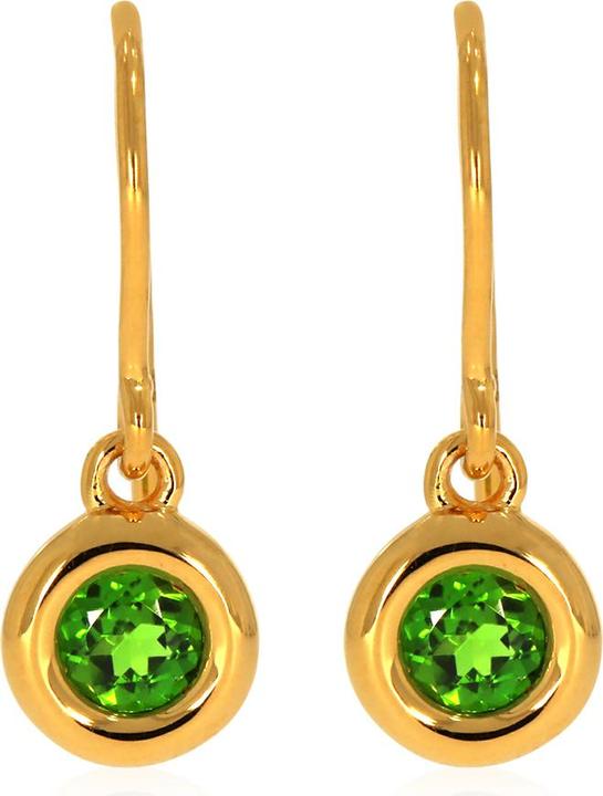 Xen Ohrhänger mit Chromdiopside ca. 0,6 ct. vergoldet (925 Sterling Silber)