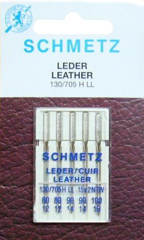 Schmetz Nähmaschinennadeln Leder Stärke 80-100 5 St