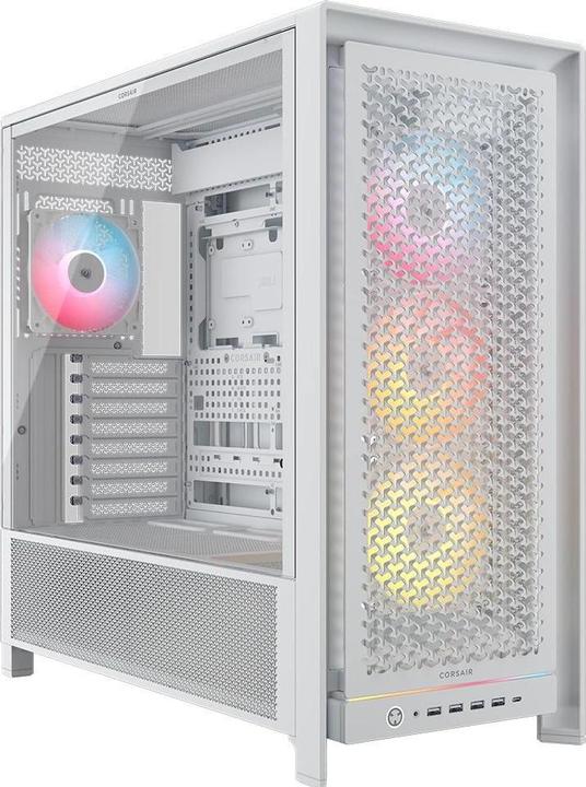 Actual product image Corsair PC-Gehäuse 5000D RS ARGB Weiss, Unterstützte (E-ATX, Mini-ITX, ATX, mATX)