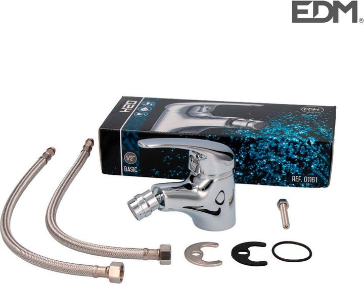 Actual product image EDM Mixer tap 01161 stainless steel brass
