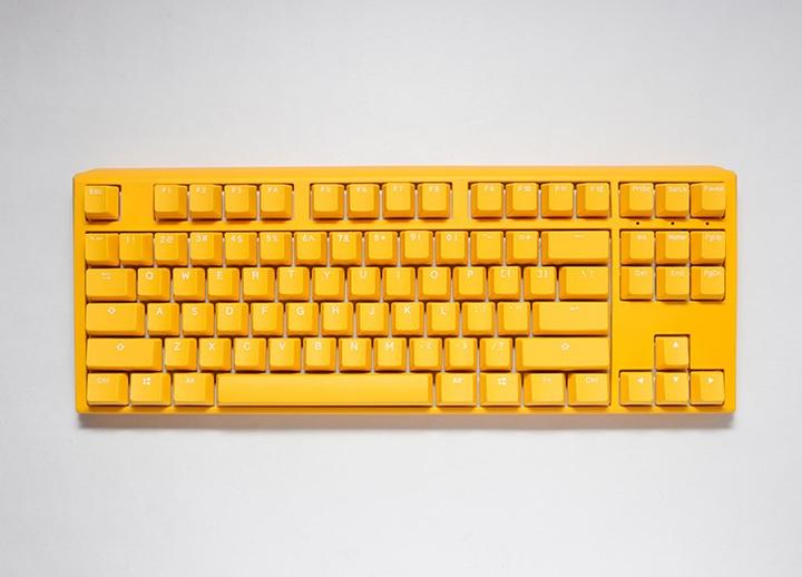 Image du produit Ducky One 3 Yellow TKL Clavier de jeu, LED RGB - MX-Silent-Red (US) (US, Filaire)