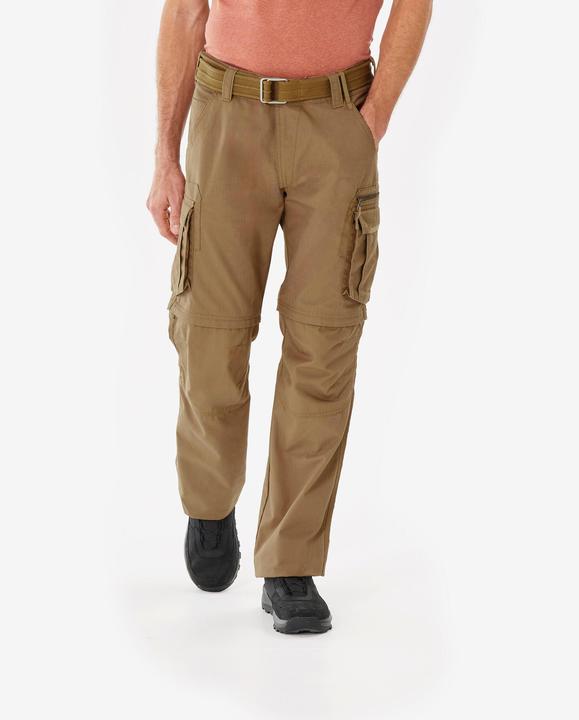 Immagine prodotto Forclaz Zip-Off-Hose Cargohose Herren Trekking Backpacking - Travel 500 braun (46)