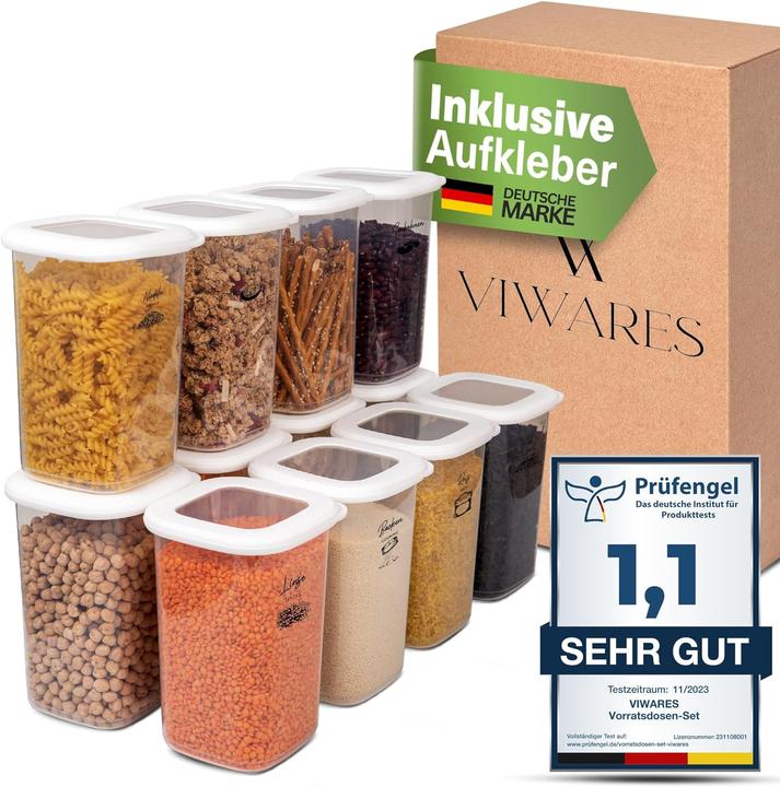 Viwares Vorratsbehälter-Set (1.20 l)