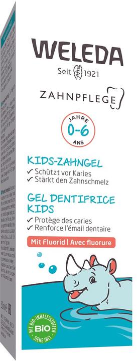Label énergétique Weleda Gel dentaire Kids au fluor TB 50ml (50 ml)